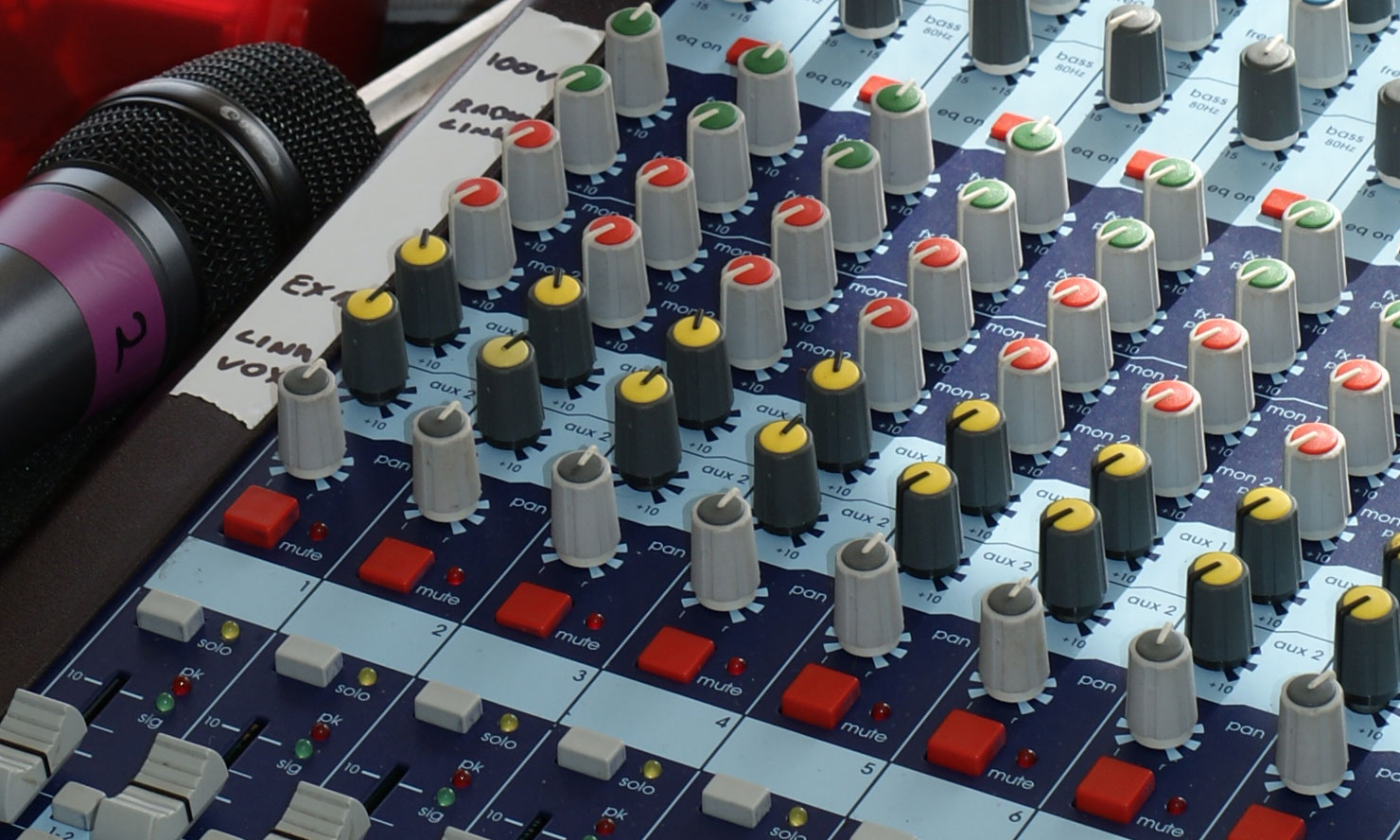 Audio Mixing Desk