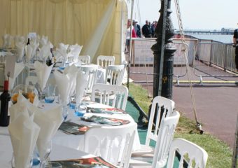 Black Jacket Group Hospitality Area at Clacton Airshow