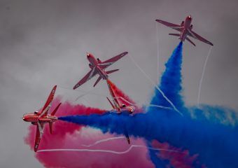 Red Arrows at Clacton Airshow 2025